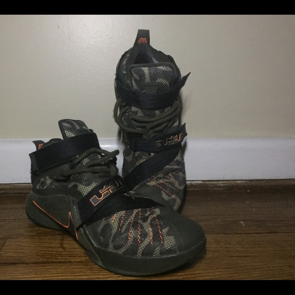 army green lebrons